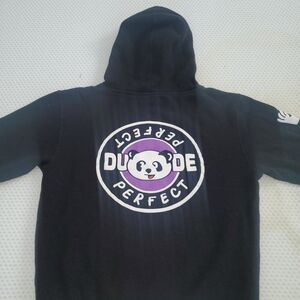 Dude Perfect Black Panda Hoodie Youth Large